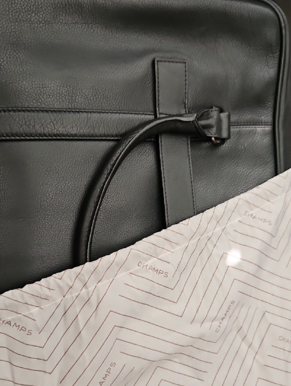 NWT Champs Slim Leather Briefcase